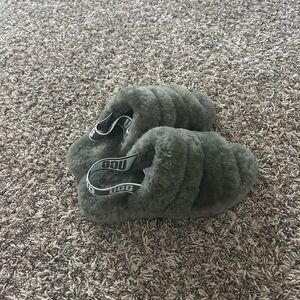 UGG Green Slippers Cozy Indoor Comfort